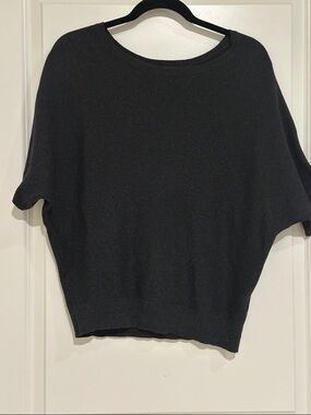 Quince lightweight cotton cashmere dolman sweater